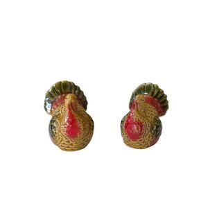 Seasonal Thanksgiving Turkey Salt & Pepper Shakers